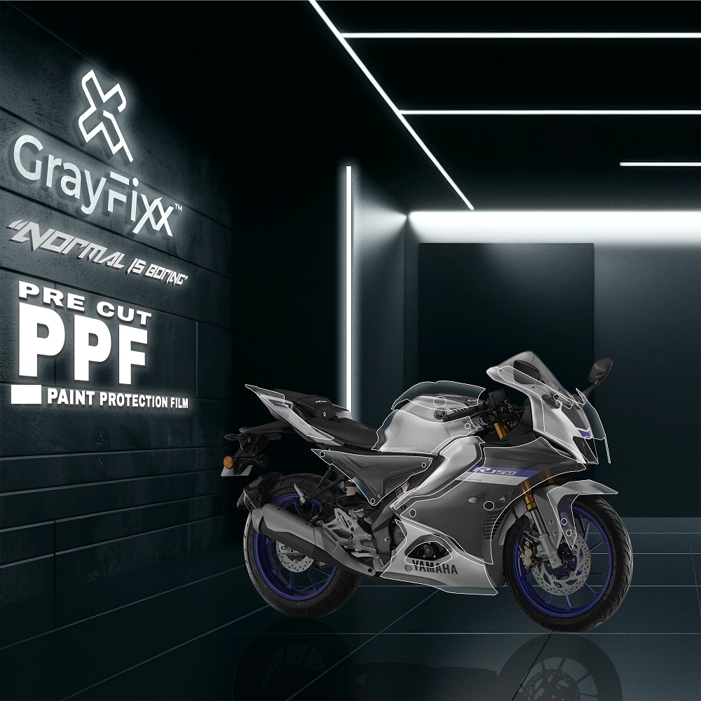 Pre Cut PPF For R15M/V4 | 7.5 Mil Clear Gloss TPU Paint Protection Film | R15 V4 PPF